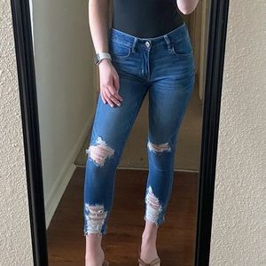 American Eagle cropped jeggings